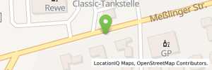 Position der Tankstelle CLASSIC Tankstelle