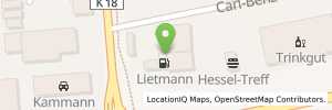 Position der Tankstelle Tankstelle Lietmann