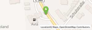 Position der Tankstelle AVIA -Station