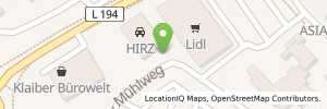 Position der Tankstelle Bosch Service Hirz