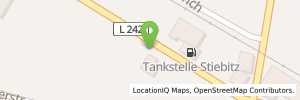 Position der Tankstelle Auto Stiebitz