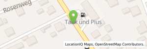 Position der Tankstelle Tank Plus