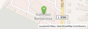 Position der Tankstelle Autohaus Barbarossa