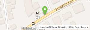 Position der Tankstelle Q1 Tankstelle Vedder