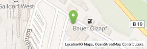 Position der Tankstelle Bauer Oelzapf GmbH