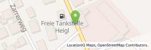 Position der Tankstelle Freie Tankstelle Heigl