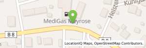 Position der Tankstelle MediGas Meyrose e.K.