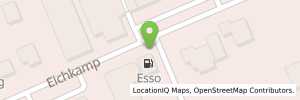 Position der Tankstelle Esso Station