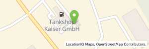 Position der Tankstelle Tankschop Kaiser GmbH