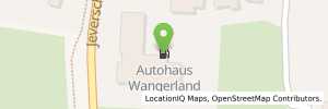 Position der Tankstelle Autohaus Wangerland