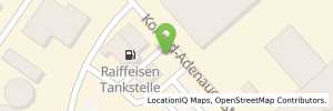 Position der Tankstelle Shell Station