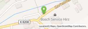 Position der Tankstelle Bosch Service Hirz