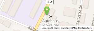 Position der Tankstelle Autohaus Schwaiger