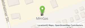 Position der Tankstelle MH Gas