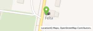 Position der Tankstelle FELTA Tankstelle