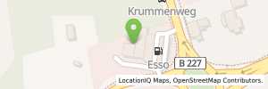 Position der Tankstelle ESSO Tankstelle - Huggins & Kroh GmbH
