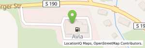 Position der Tankstelle AVIA Tankstelle