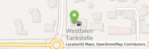 Position der Tankstelle Westfalen-Tankstelle