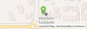 Position der Tankstelle Westfalen-Tankstelle