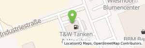 Position der Tankstelle T + W GmbH