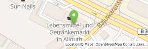 Position der Tankstelle ALLGUTH Filiale