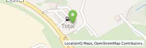 Position der Tankstelle Total-Tankstelle