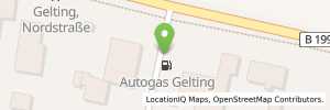 Position der Tankstelle Auto-Service Gelting