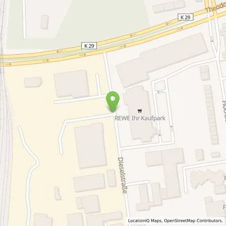 Standortübersicht der Tankstelle Magdalena Dietz KG in 45661 Recklinghausen (Süd)