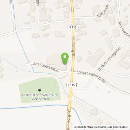 Standortübersicht der Tankstelle Aral-Tankstelle Atzert in 36137 Großenlüder