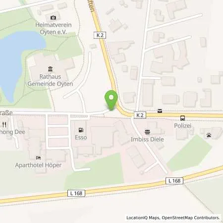 Standortübersicht der Tankstelle Matthias Höper Esso Station in 28876 Oyten