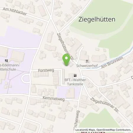 Standortübersicht der Tankstelle bft Tankstelle Walther in 95326 Kulmbach