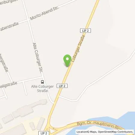 Standortübersicht der Tankstelle bft Tankstelle Walther in 96215 Lichtenfels