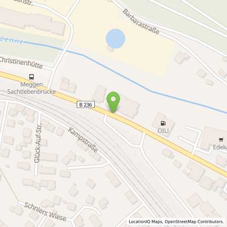 Standortübersicht der Autogas (LPG) Tankstelle: OIL! Tankstelle in 57368, Lennestadt-Meggen