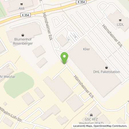 Standortübersicht der Autogas (LPG) Tankstelle: JET am Real-Markt Wetzlar in 35578, Wetzlar