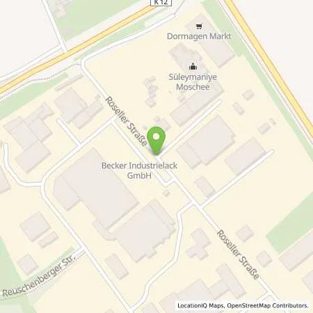 Standortübersicht der Tankstelle Mux & Harf Automobiltechnik GmbH in 41539 Dormagen