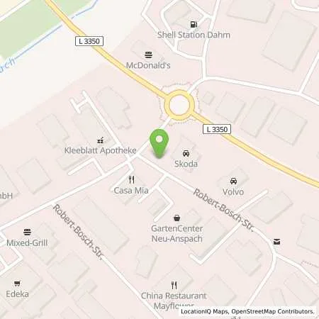 Standortübersicht der Tankstelle Der Waschpark Neu-Anspach, Inh. Benno Wallenhorst in 61267 Neu Anspach Ortsteil Hausen