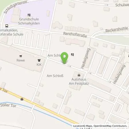 Standortübersicht der Tankstelle SKODA - Autohaus am Festplatz GmbH & Co. KG in 98574 Schmalkalden