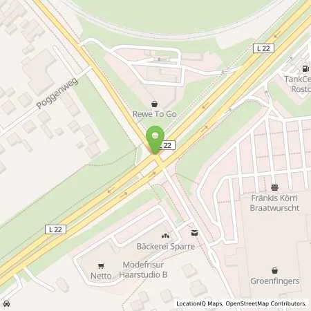 Standortübersicht der Tankstelle Shell Station Rostock in 18146 Rostock