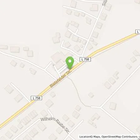 Standortübersicht der Tankstelle Rheingaspartner OIL! in 32758 Detmold