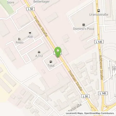 Standortübersicht der Tankstelle Opel Autohaus Mundt in 06118 Halle