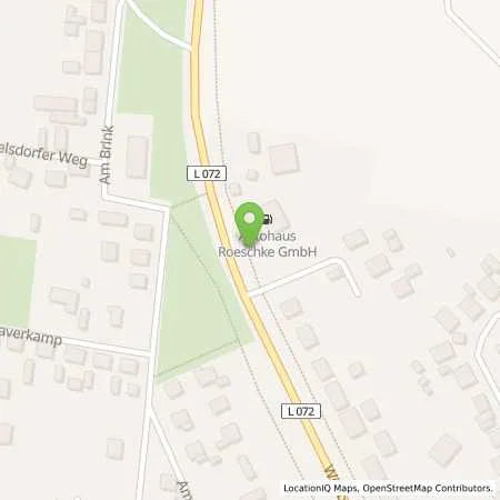 Standortübersicht der Tankstelle Auto Roeschke GmbH in 19288 Ludwigslust