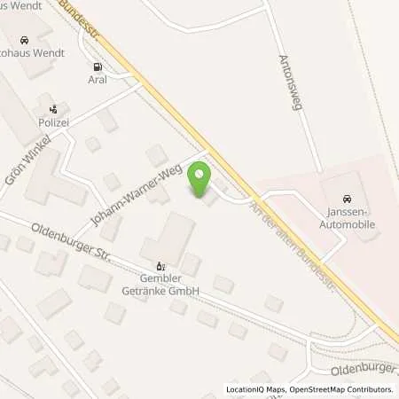 Standortübersicht der Tankstelle Tankstelle Mettjes in 26419 Schortens