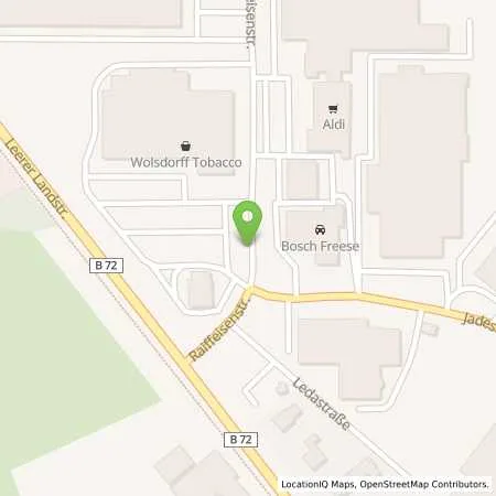 Standortübersicht der Tankstelle Freie Tankstelle Parkkauf Aurich in 26603 Aurich