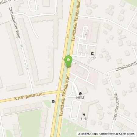 Standortübersicht der Tankstelle Star Tankstelle in 13089 Berlin