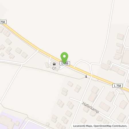 Standortübersicht der Autogas (LPG) Tankstelle: Q 1 - Tankstelle in 32758, Detmold