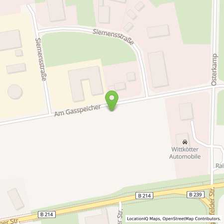 Standortübersicht der Autogas (LPG) Tankstelle: ReGas - Reiter Gashandel in 49453, Rehden