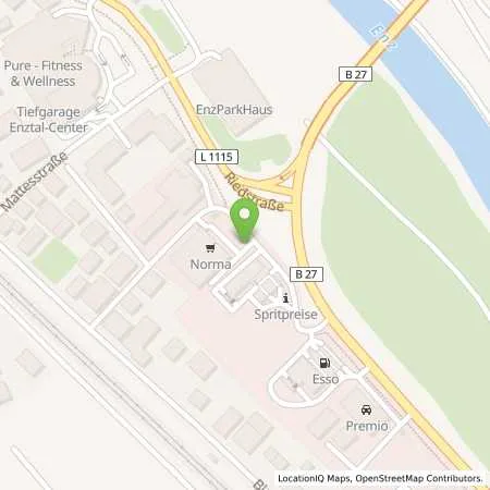 Standortübersicht der Tankstelle AVIA Tessol in 74354 Besigheim