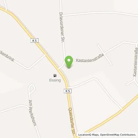 Standortübersicht der Tankstelle Eissing Tankstellen GmbH in 48465 Schüttorf