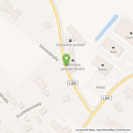 Standortübersicht der Autogas (LPG) Tankstelle: Autohaus H. Janssen in 49681, Garrel