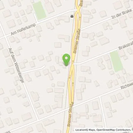 Standortübersicht der Tankstelle Tankstelle Hadeler GmbH in 27211 Bassum